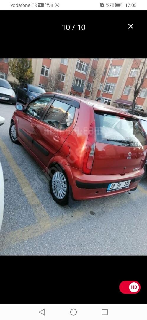 Sahibinden Tata Indica 1.4 Basic 2006 Model Ankara 240.000 km Bordo 1