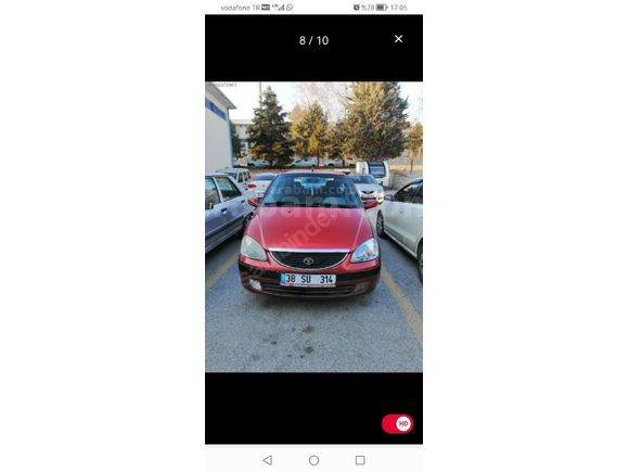 Sahibinden Tata Indica 1.4 Basic 2006 Model  240.000 km Bordo