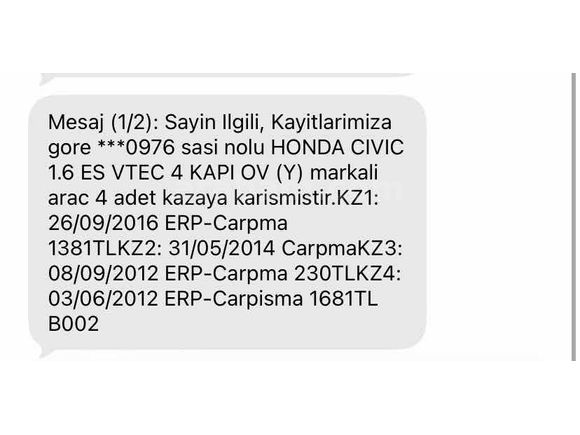 2004  / VTEC 2 OTOMATİK ES