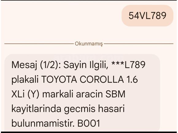 Sahibinden Toyota Corolla 1.6 XEi 1996 Model
