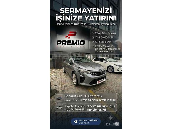 Premio Rental’den Clio