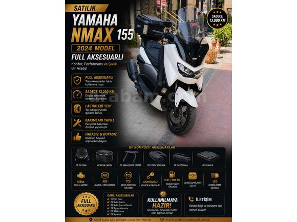   N-Max 155  Sorunsuz Bakımlı
