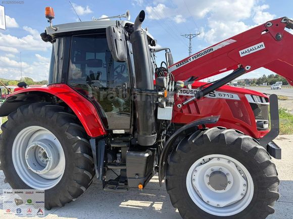 2019 MASSEY 6713 S DYNA-6 ÖN KEPÇE ÖN TLS SIFIR GİBİ TRAKTÖR
