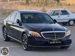 ELYA'DAN 2021 CAM TAVANLI MERCEDES C200D EXCLUSiVE BOYASIZ