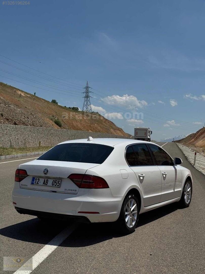 Galeriden Skoda SuperB 1.6 TDI Ambition 2014 Model Bingöl 153.000 km Beyaz 7