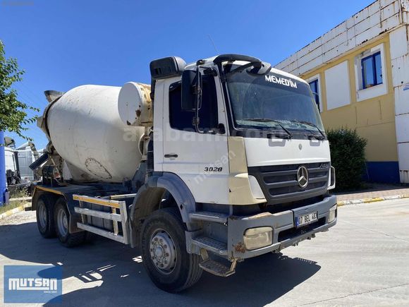 MUTSAN OTOMOTİV DEN SATILIK 2006 MODEL 3028 TRANSMİKSER