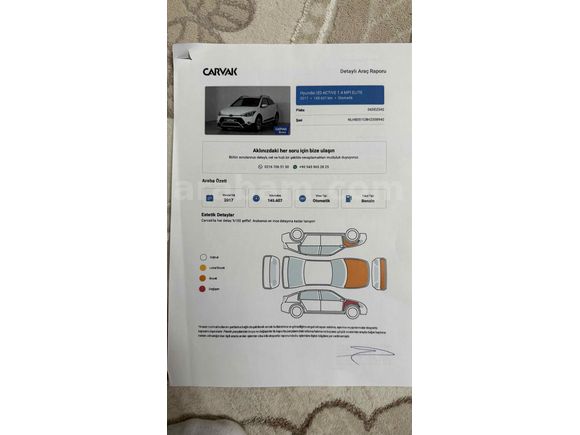 Sahibinden Hyundai i20 Active 1.4 MPi Elite 2017 Model 