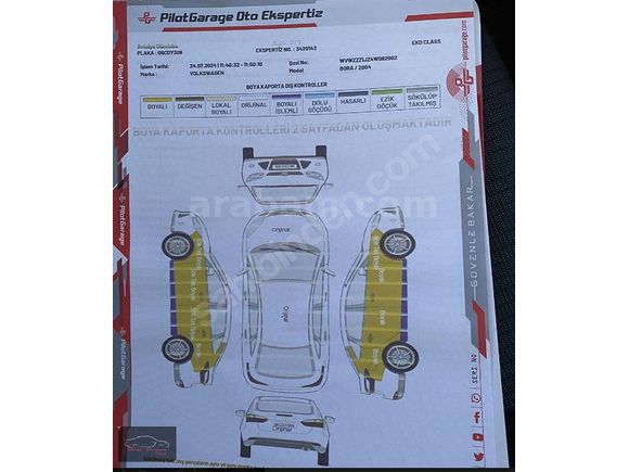Sahibinden Volkswagen Bora 1.6 Pacific (16 V)
