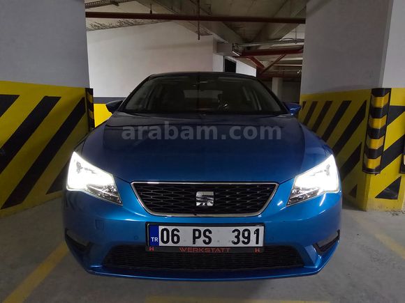 Acil Satlık Seat Leon Mavi 1.6 TDI Style 2016 Model LED & Multimedia 