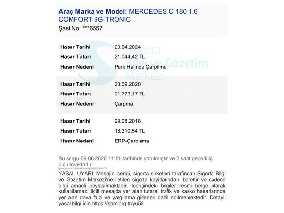 2017 Model Orijinal KM C-180 İmzalı Seri