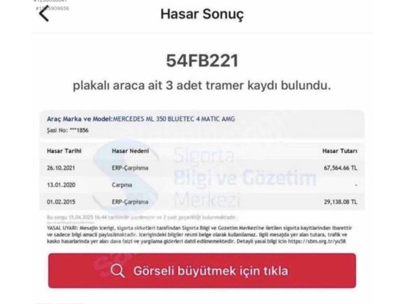 SBS GARAGE DEN AMG ML 350 DİZEL 4 MATIC 258HP