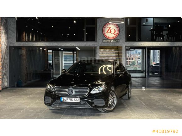 2018 MERCEDES E180 AMG-CAM TAVAN-İÇ DIŞ SİYAH-ÖZEL PLAKA