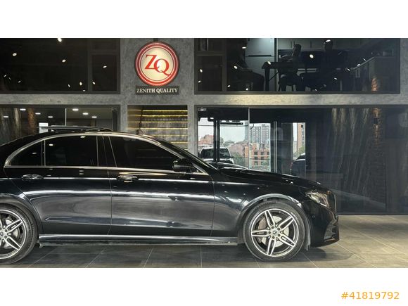 2018 MERCEDES E180 AMG-CAM TAVAN-İÇ DIŞ SİYAH-ÖZEL PLAKA