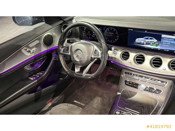 2018 MERCEDES E180 AMG-CAM TAVAN-İÇ DIŞ SİYAH-ÖZEL PLAKA