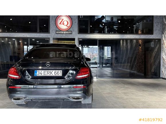 2018 MERCEDES E180 AMG-CAM TAVAN-İÇ DIŞ SİYAH-ÖZEL PLAKA