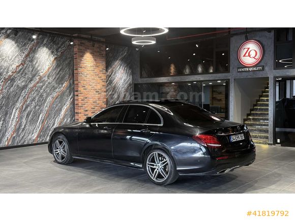 2018 MERCEDES E180 AMG-CAM TAVAN-İÇ DIŞ SİYAH-ÖZEL PLAKA