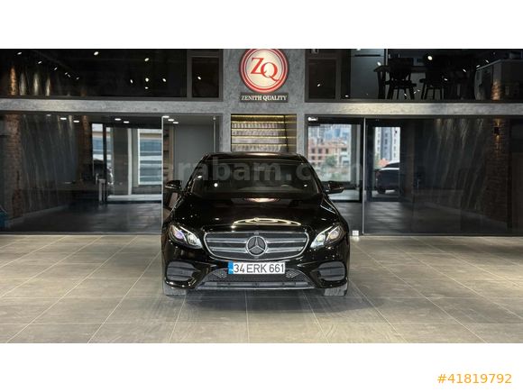 2018 MERCEDES E180 AMG-CAM TAVAN-İÇ DIŞ SİYAH-ÖZEL PLAKA