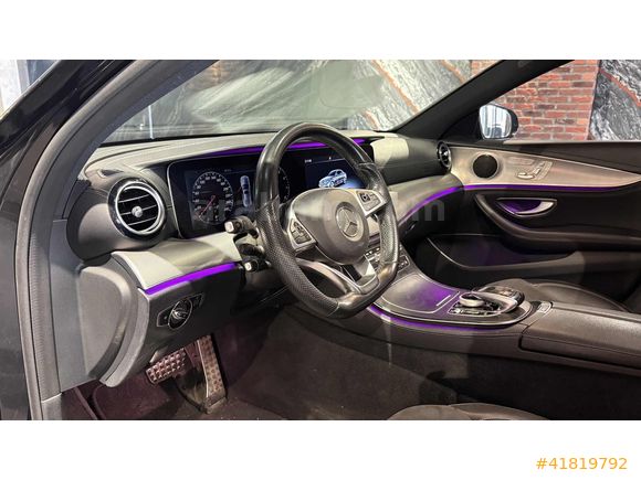 2018 MERCEDES E180 AMG-CAM TAVAN-İÇ DIŞ SİYAH-ÖZEL PLAKA