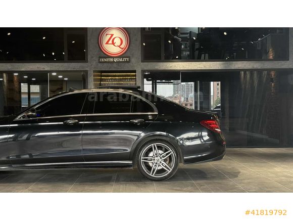 2018 MERCEDES E180 AMG-CAM TAVAN-İÇ DIŞ SİYAH-ÖZEL PLAKA