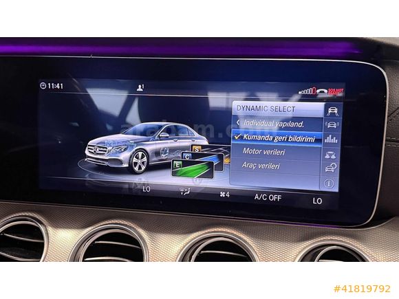 2018 MERCEDES E180 AMG-CAM TAVAN-İÇ DIŞ SİYAH-ÖZEL PLAKA