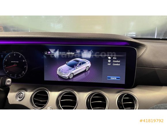 2018 MERCEDES E180 AMG-CAM TAVAN-İÇ DIŞ SİYAH-ÖZEL PLAKA
