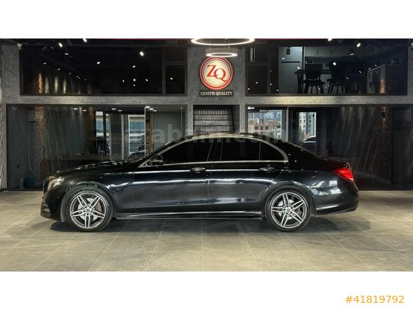2018 MERCEDES E180 AMG-CAM TAVAN-İÇ DIŞ SİYAH-ÖZEL PLAKA