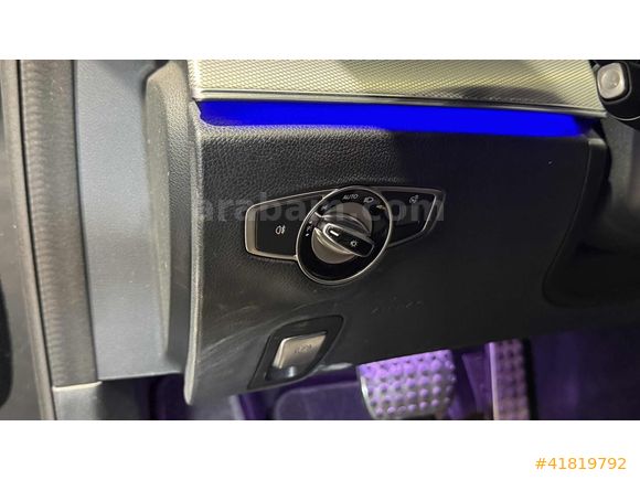 2018 MERCEDES E180 AMG-CAM TAVAN-İÇ DIŞ SİYAH-ÖZEL PLAKA