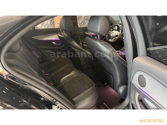 2018 MERCEDES E180 AMG-CAM TAVAN-İÇ DIŞ SİYAH-ÖZEL PLAKA