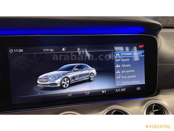 2018 MERCEDES E180 AMG-CAM TAVAN-İÇ DIŞ SİYAH-ÖZEL PLAKA
