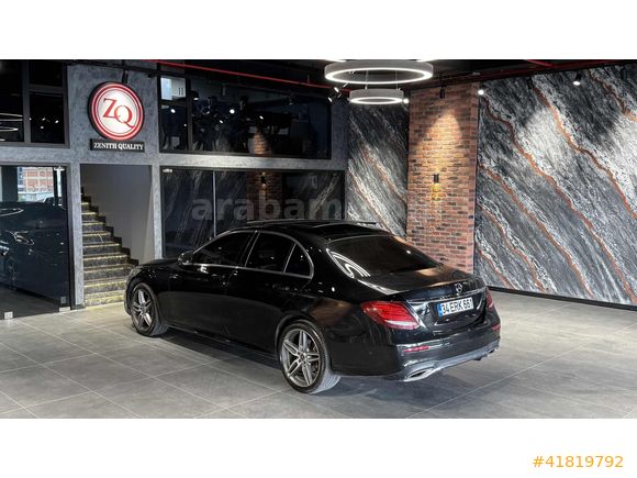 2018 MERCEDES E180 AMG-CAM TAVAN-İÇ DIŞ SİYAH-ÖZEL PLAKA