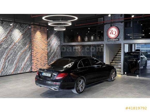 2018 MERCEDES E180 AMG-CAM TAVAN-İÇ DIŞ SİYAH-ÖZEL PLAKA