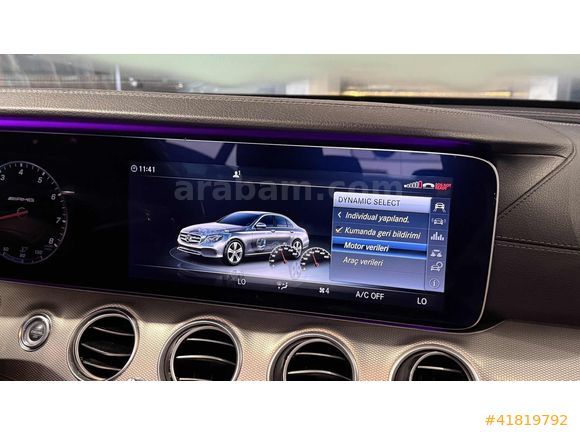 2018 MERCEDES E180 AMG-CAM TAVAN-İÇ DIŞ SİYAH-ÖZEL PLAKA