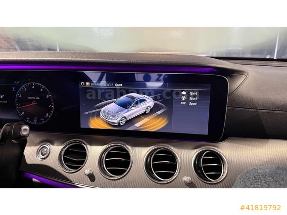 2018 MERCEDES E180 AMG-CAM TAVAN-İÇ DIŞ SİYAH-ÖZEL PLAKA