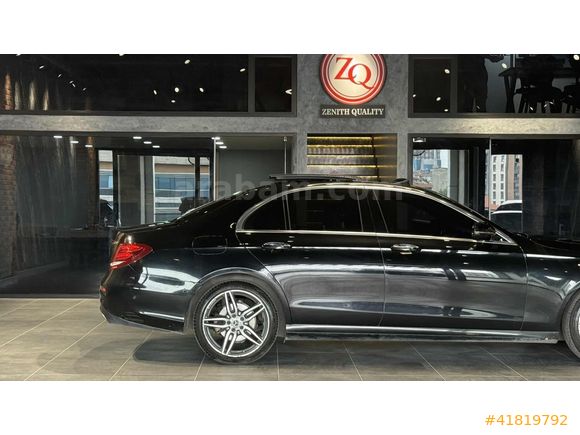 2018 MERCEDES E180 AMG-CAM TAVAN-İÇ DIŞ SİYAH-ÖZEL PLAKA
