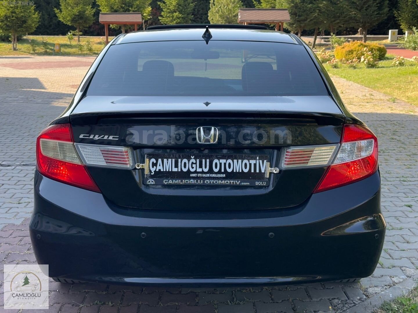 Galeriden Honda Civic 1.6i VTEC Eco Elegance 2014 Model Bolu 184.000 km Siyah 6
