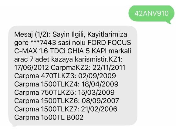 Galeriden Ford C-Max 1.6 Ghia 2006 Model Kars