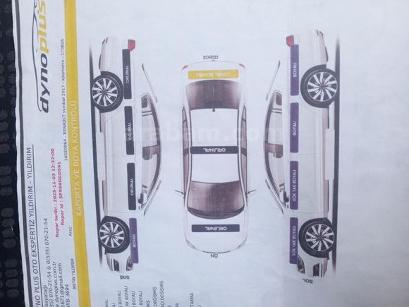 Sahibinden Renault Symbol 1.5 dCi Joy 2017 Model
