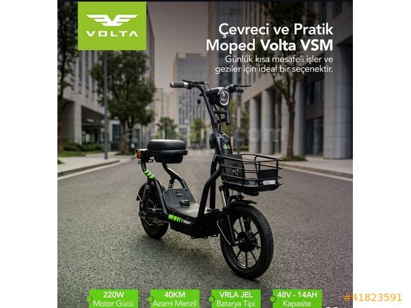 Moto Motto'dan VOLTA VSM Vade Farksız 6 Taksit