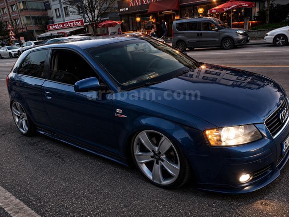 Sahibinden Audi A3 Sportback 1.6 Ambition 2004 Model  400.000 km Mavi