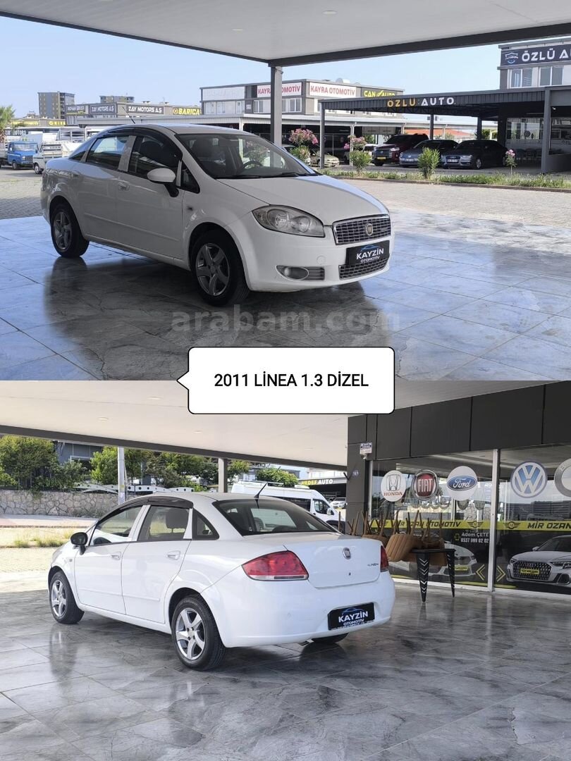 Galeriden Fiat Linea 1.3 Multijet Active Plus 2011 Model Mersin 303.000 km Beyaz 3