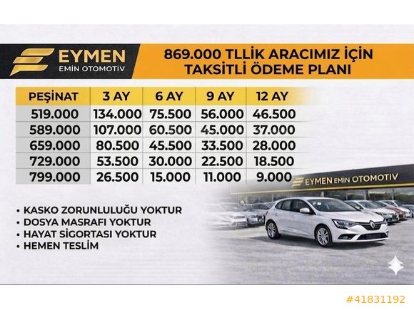 2018 ACCENT BLUE MODE PLUS OTOMATİK %60 PEŞİNLE TAKSİTLİ SATIŞ