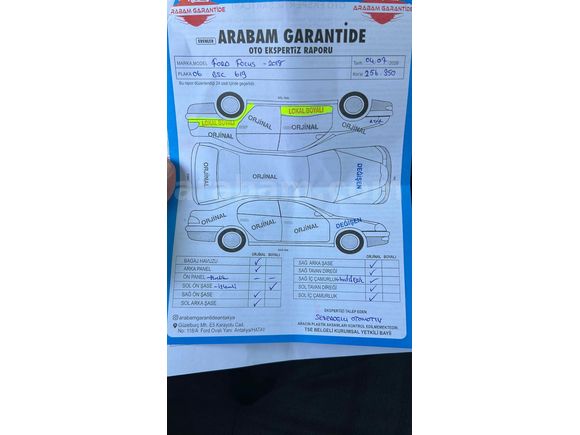 Ford Focus 1.5 TDCi otomatik Trend X 2018 Model Hatay