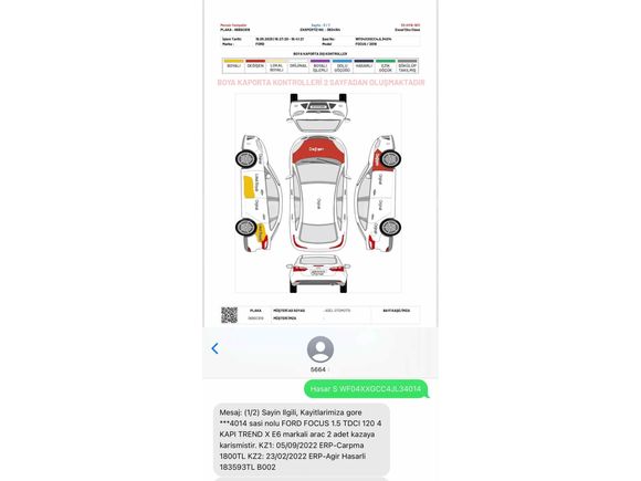 Ford Focus 1.5 TDCi otomatik Trend X 2018 Model Hatay