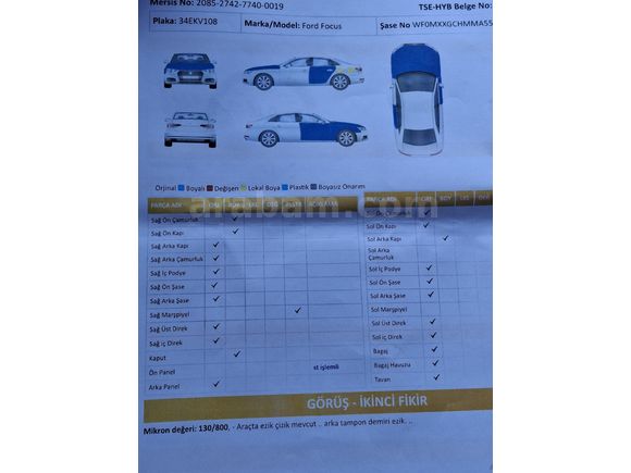 Sahibinden Ford Focus 1.5 TDCi Trend X 2021 Model