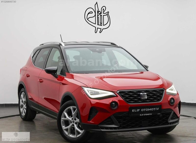 SEAT ARONA 2024 1.0 ECO-TSİ ///FR 116HP ÇİFT RENK KIRMIZI+SİYAH