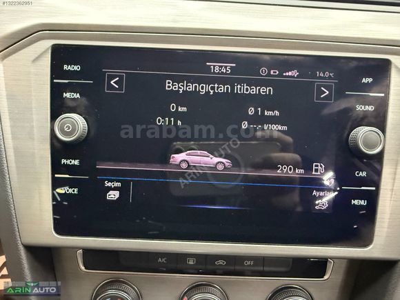 0.99 KREDİ 2022 MODEL Passat 1.5 TSI Impression DSG YENİ LOGO
