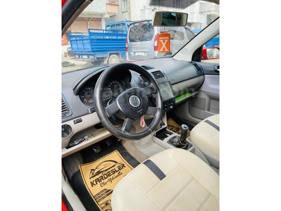 Sahibinden Volkswagen Polo 1.4 TDi Basicline 2004 Model  370.000 km kırmızı