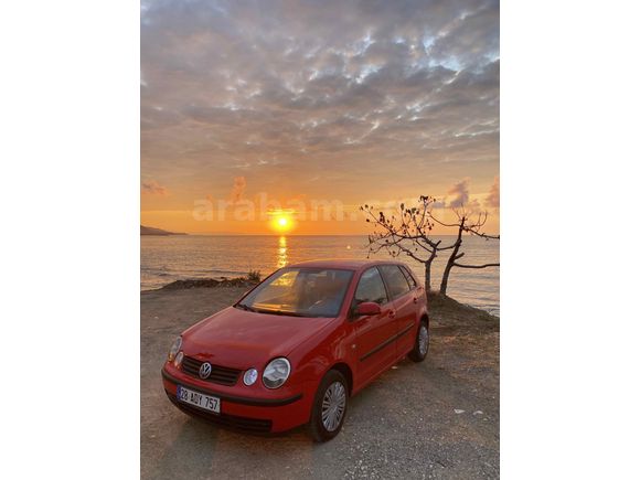 Sahibinden Volkswagen Polo 1.4 TDi Basicline 2004 Model  370.000 km kırmızı
