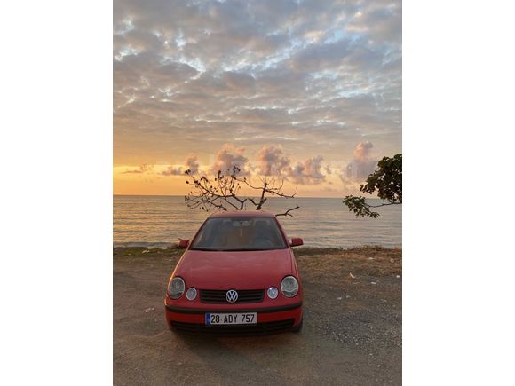 Sahibinden Volkswagen Polo 1.4 TDi Basicline 2004 Model  370.000 km kırmızı