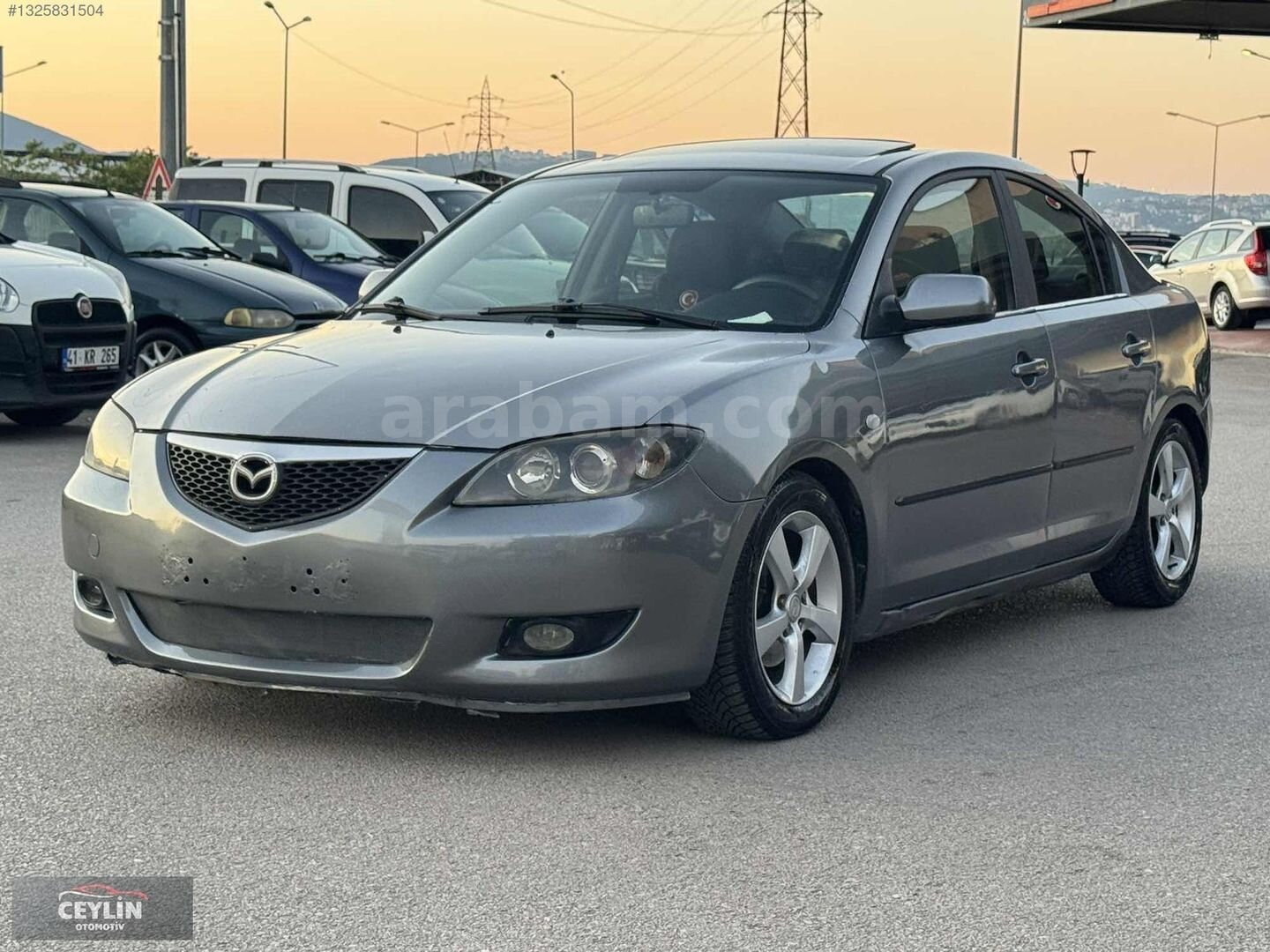 Galeriden Mazda 3 1.6 Dynamic 2005 Model Kocaeli 380.000 km Füme 2